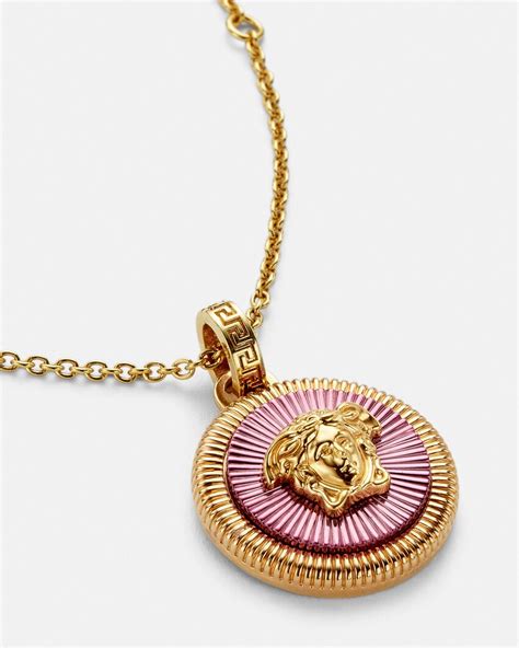 versace medusa necklace.